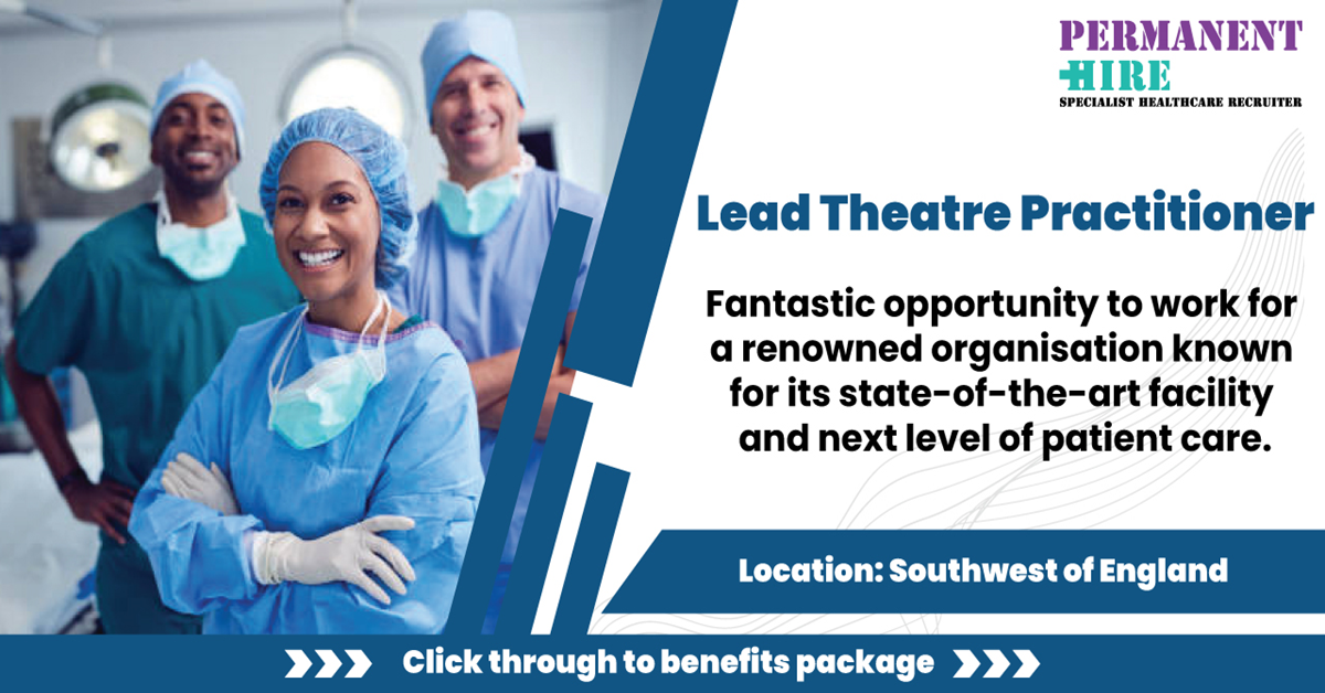 Lead Theatre Practitioner – ODP / Recovery / Scrub