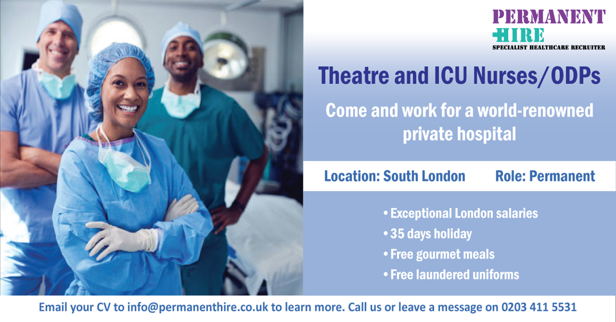 Theatre – Band 5 Anaesthetics Practitioner/ODP